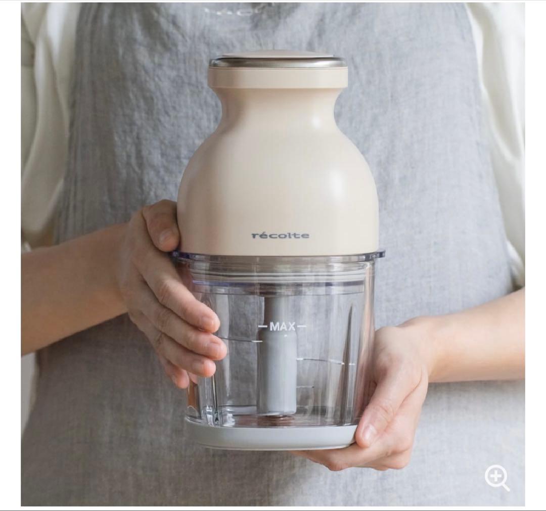 【新品】レコルト コードレス カプセルカッターボンヌ ナチュラルブラック