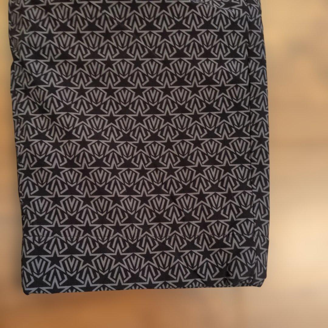 23区GOLF ゴルフ 撥水 高保温 総柄 中綿入ストレッチ ナイロン パンツL