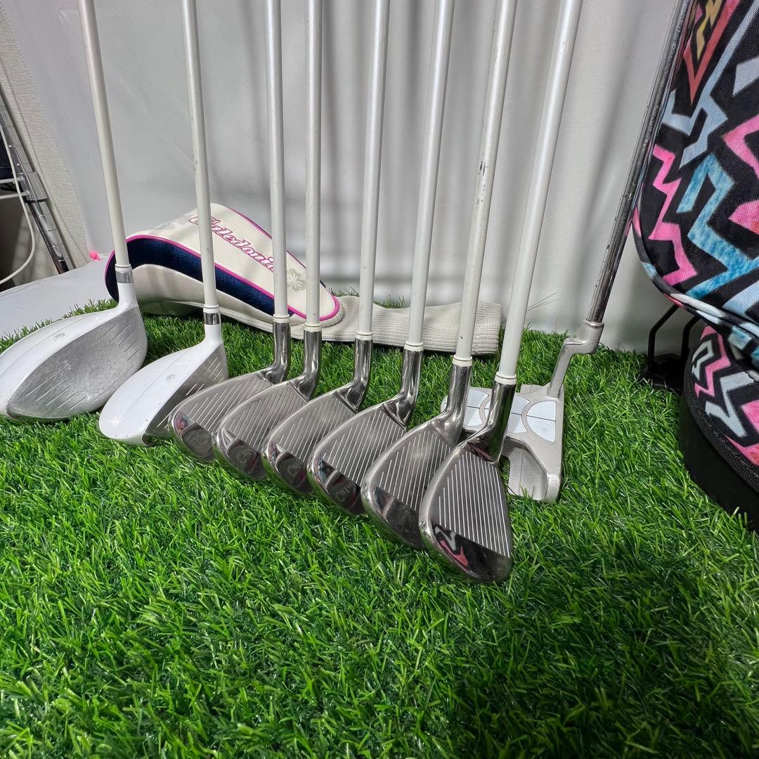 カレドニア レディース　ゴルフクラブ　セット バッグカバー付