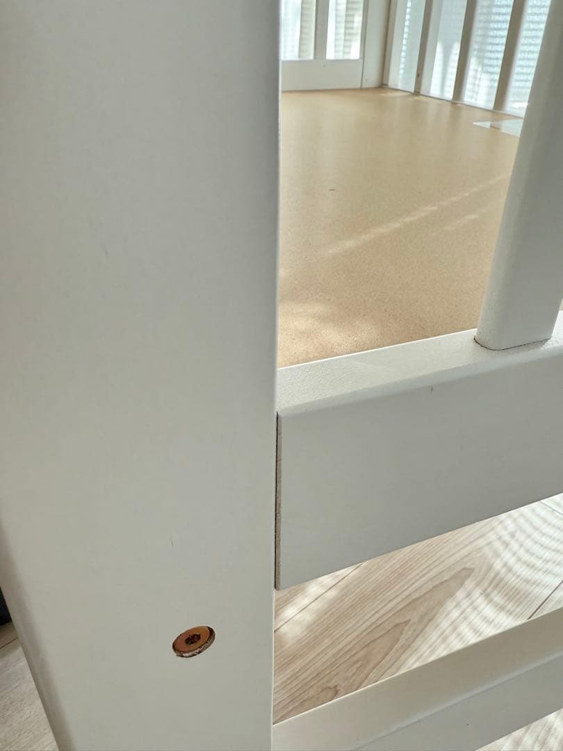 ベビーベッド　カトージ　ミニ　ハイタイプ　ホワイト 木製