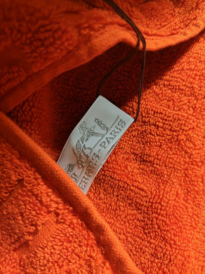 エルメス　タオル　オレンジ