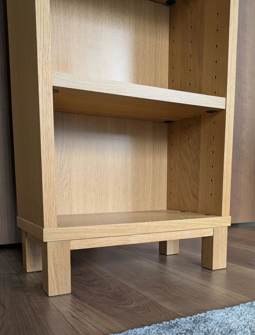 【連休限定値下げ】無印良品　オーク材　薄型ラック　雑貨棚 廃盤