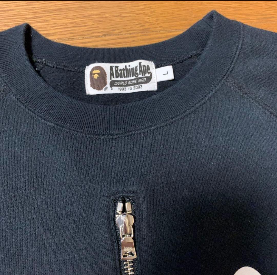 A Bathing Ape シャークデザイン スウェット L