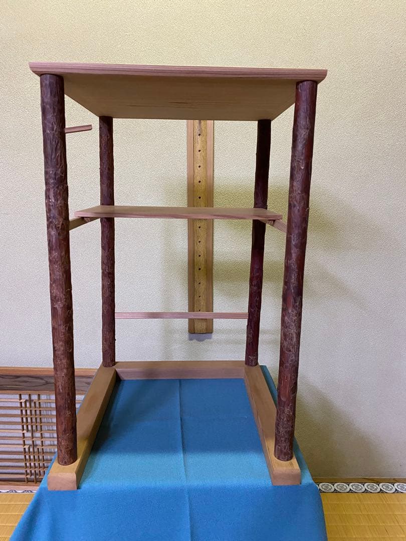 茶道具/寒雲卓　円能斎好写し　組立式