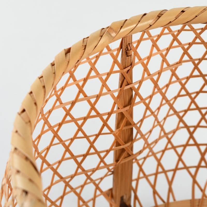 茶道具　竹穂作　花籠　花生　共布共箱　V　R9078B