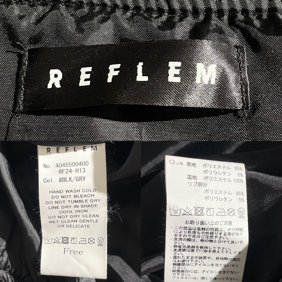 【極美品】レフレム ベロア刺繍スカジャン ドラゴン 黒 オーバーサイズ 男女兼用