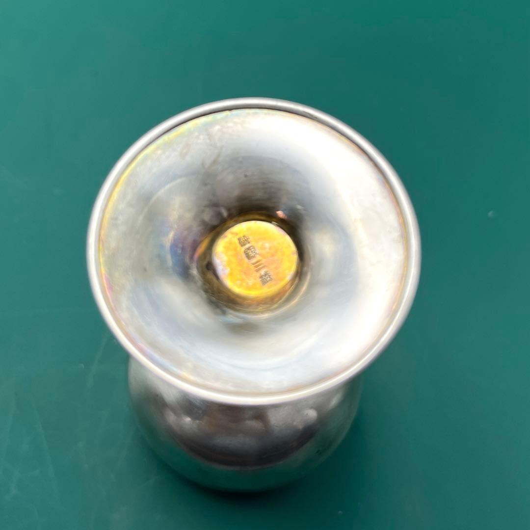 純銀盃 約26.66g 純銀三越 刻印有り