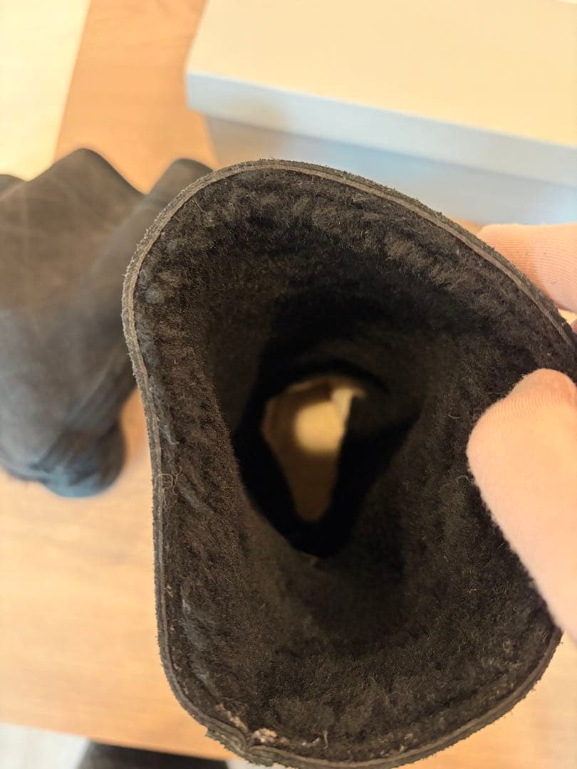 お専用になります✨シャネル 黒 キルティング ムートンブーツ39サイズ