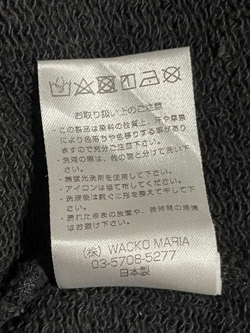 WACKO MARIA SWEAT ワコマリア スミクロ　スウェット