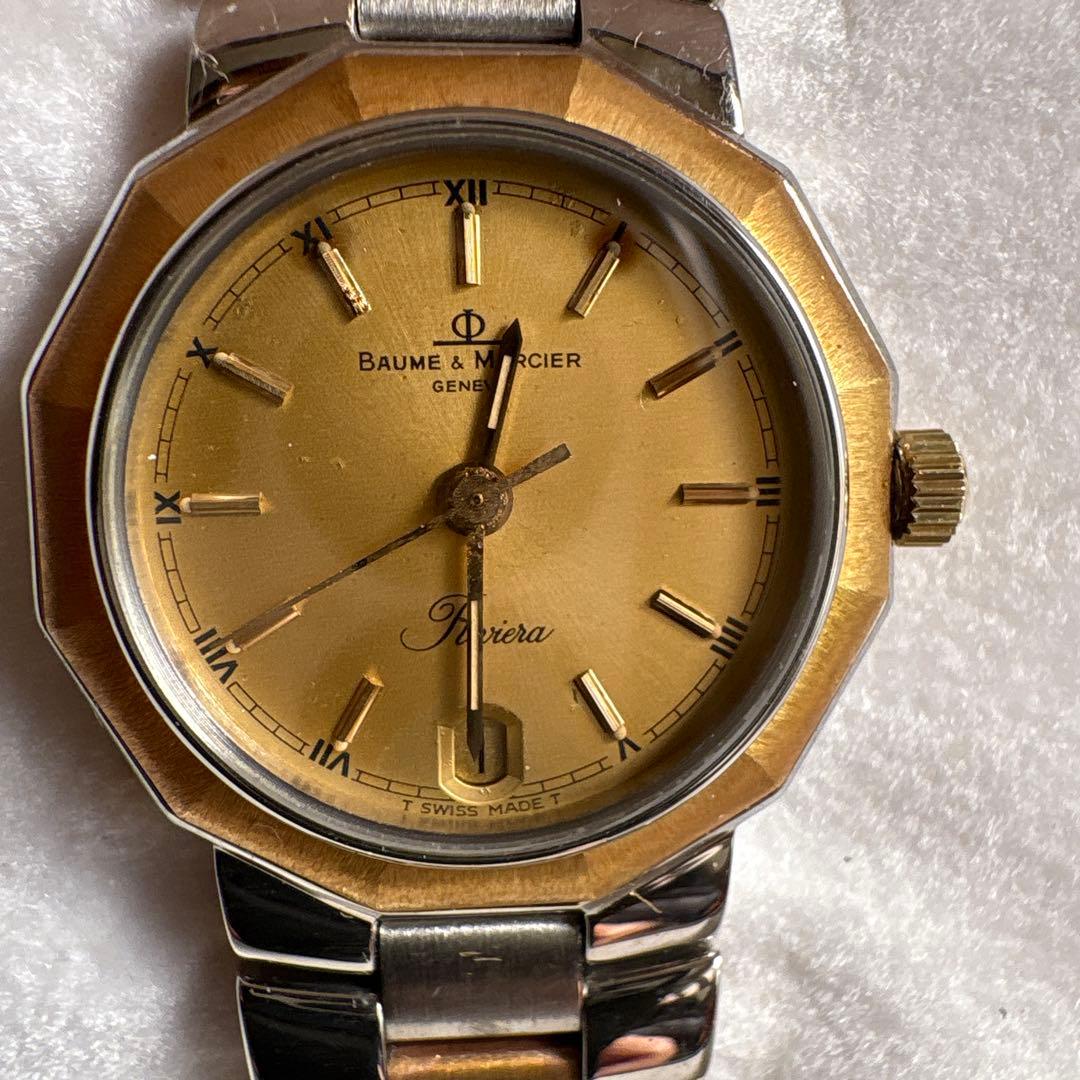 Baume & Mercier Riviera 時計　電池切れ　動作確認無し