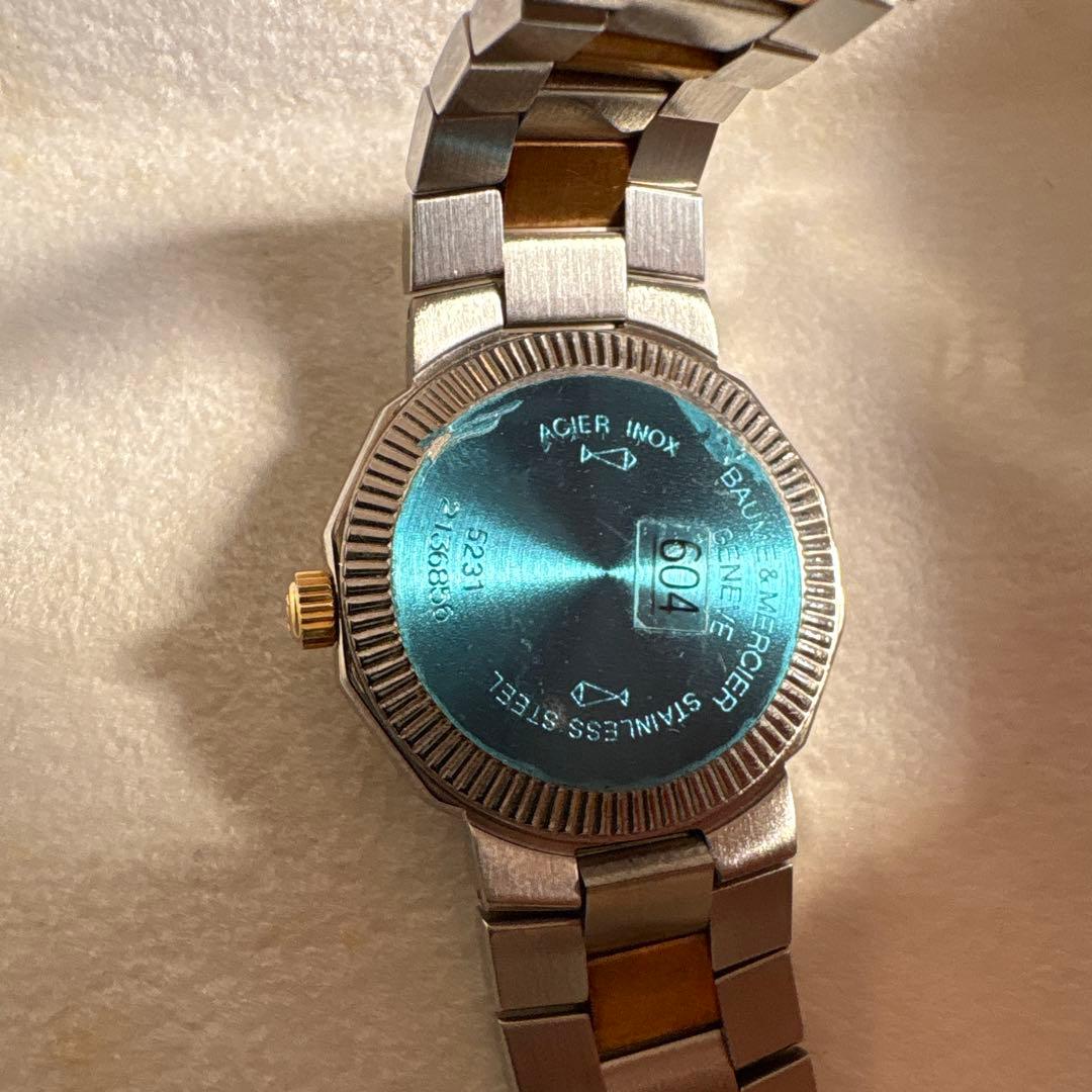 Baume & Mercier Riviera 時計　電池切れ　動作確認無し