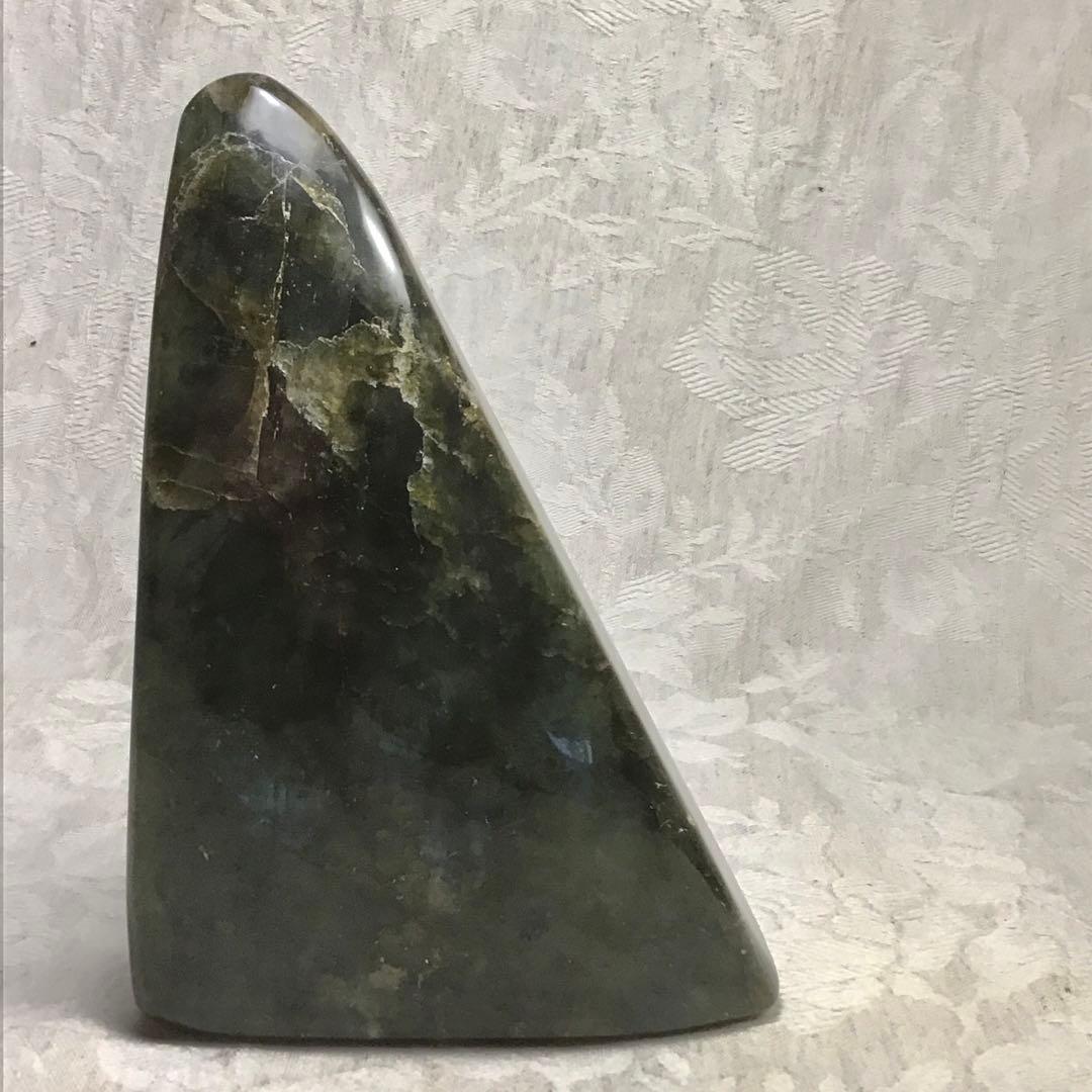 ラブラドライト 原石 曹灰長石 三角形