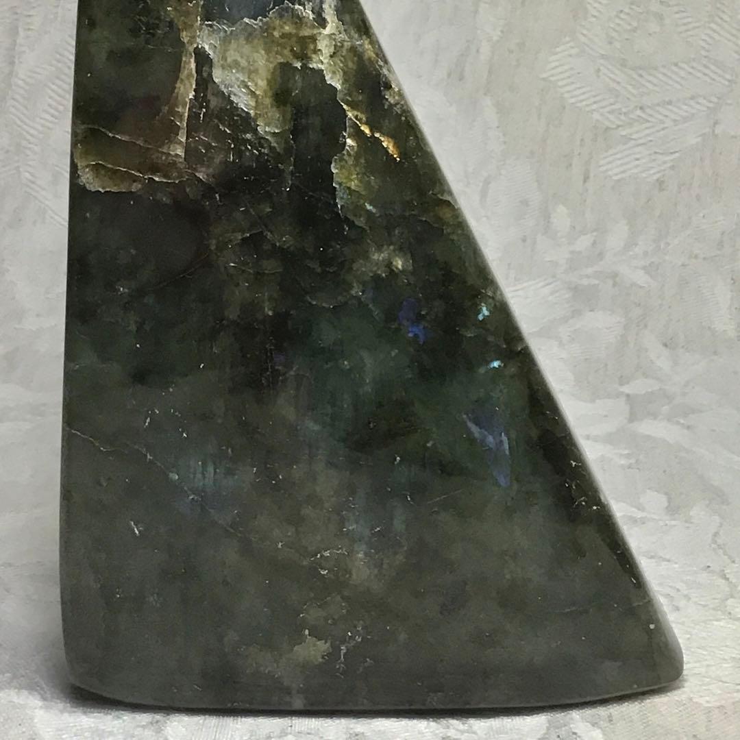 ラブラドライト 原石 曹灰長石 三角形