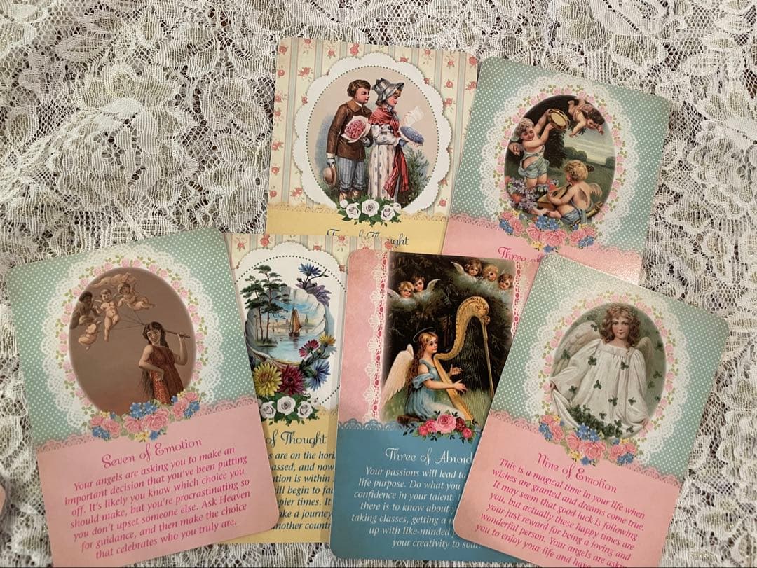 新品未開封ガーディアンエンジェルタロットカード　ドリーンバーチュー日本語解説書付