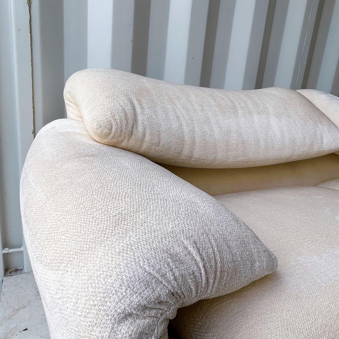 取付無料！カッシーナ マラルンガ ナチュラルアイボリー2人掛けワイドソファ✨