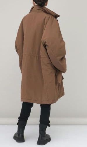 Curensology ＜&RC＞スウェーディッシュモッズコート ブラウン57