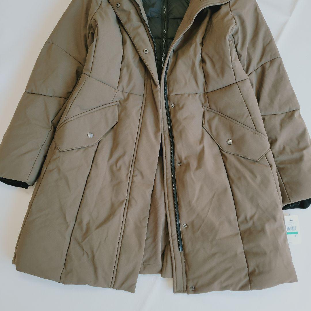 【新品】コールハーン 防水 中綿モッズコート L オリーブカーキ