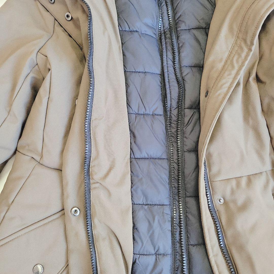 【新品】コールハーン 防水 中綿モッズコート L オリーブカーキ