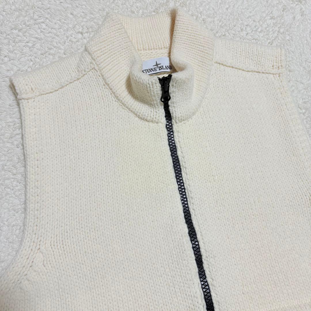STONE  ストーンアイランド　ダブルジップ　ニットベスト　Ｌ