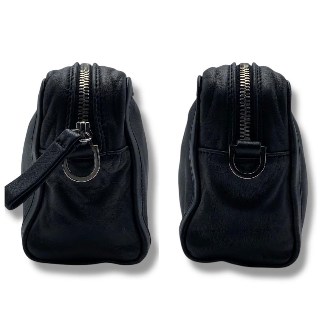 美品 PIERRE HARDY 2WAY レザー ショルダーバッグ バッグ 本革
