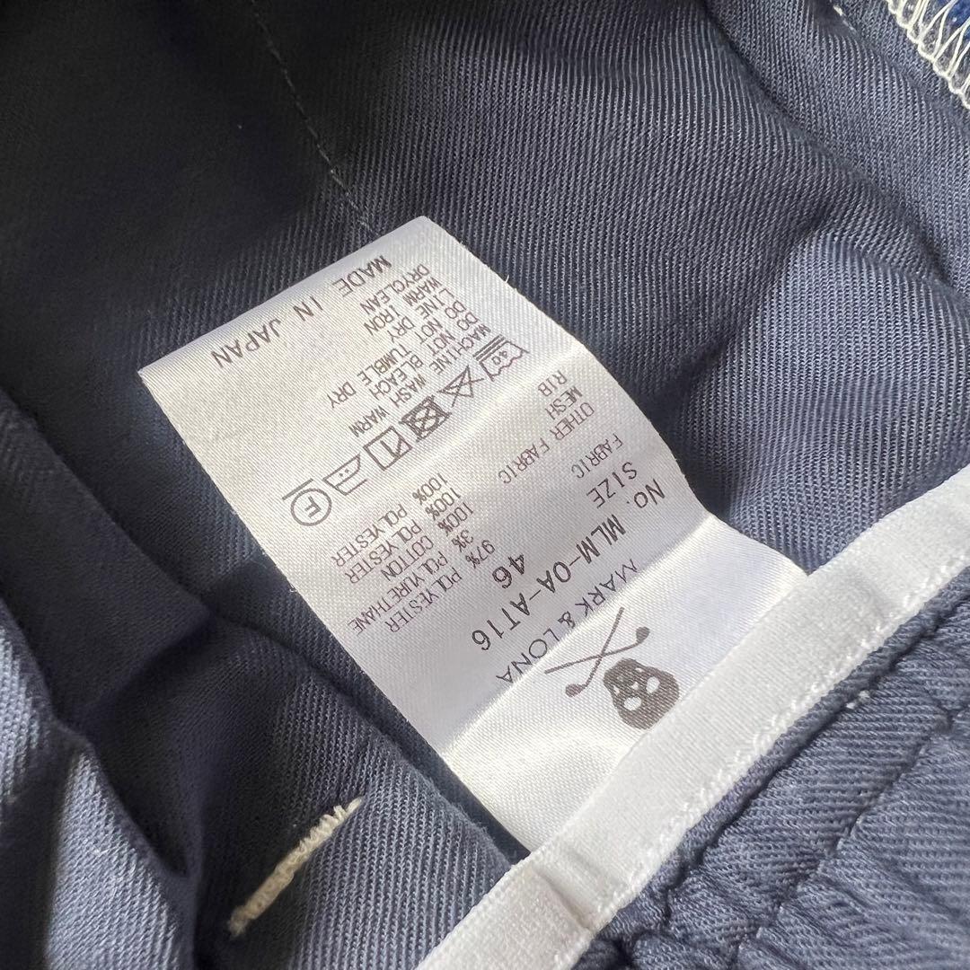 MARK&LONA マークアンドロナ　総柄　ハーフパンツ　ドクロ　46 メンズ