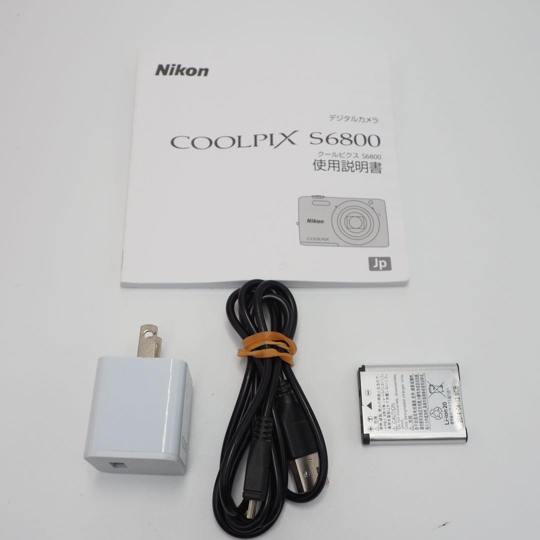 Nikon COOLPIX S6800 赤 ジャンク品 撮影は可能。