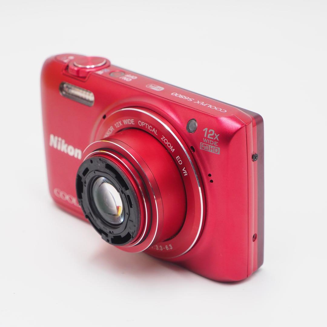 Nikon COOLPIX S6800 赤 ジャンク品 撮影は可能。