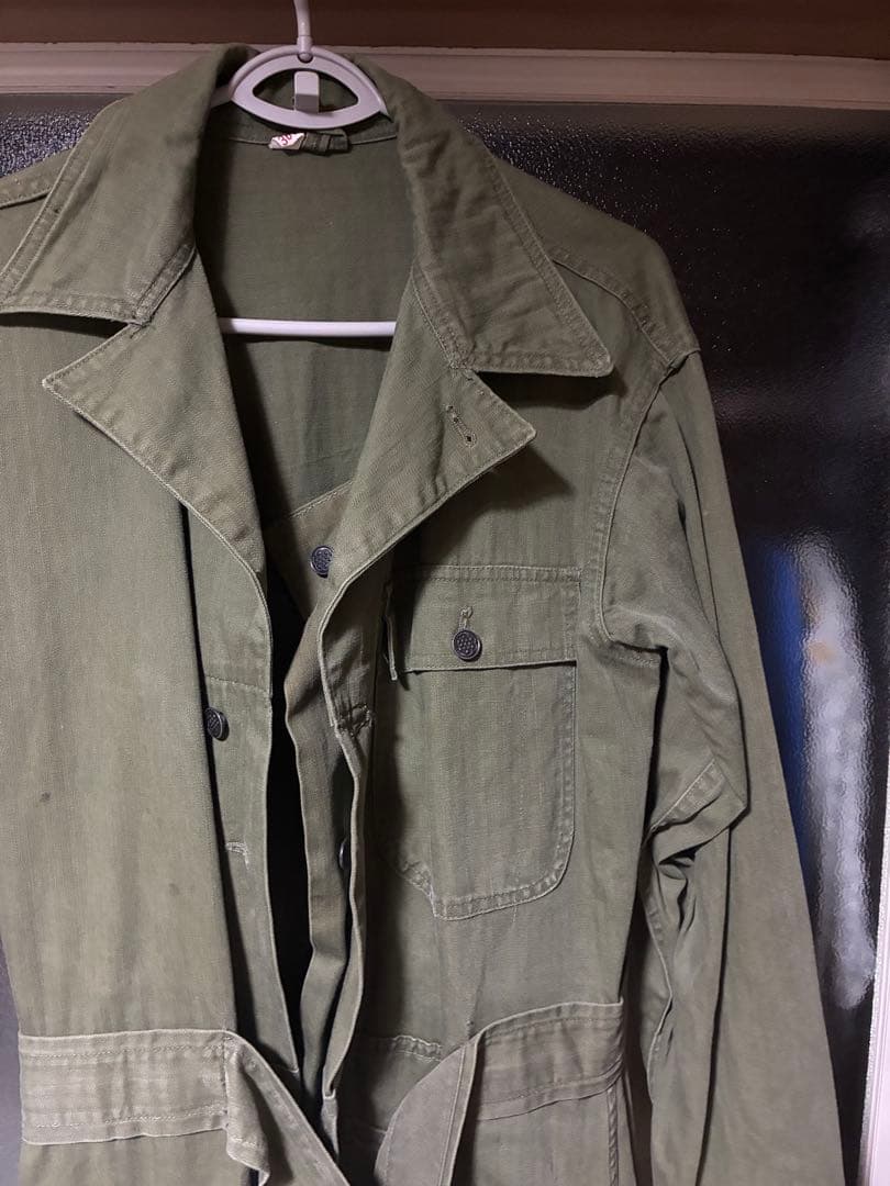 M-43ヘリンボーンツイル オールインワン