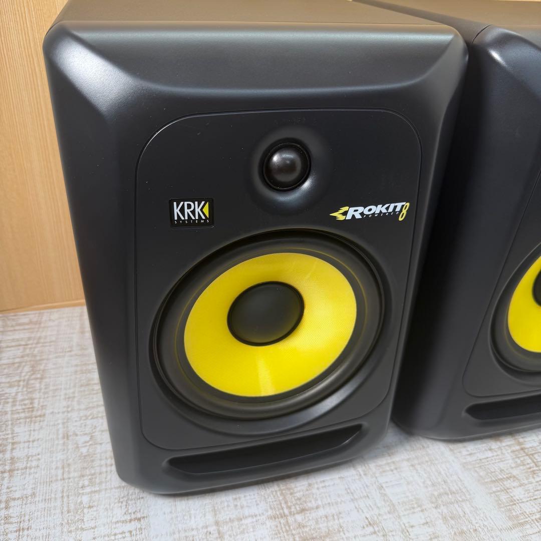 美品　KRK Rokit 8 G3 ペア　スピーカー　ウーファー