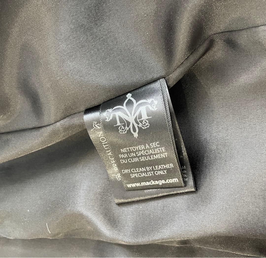 Mackageマッカージュブラック カシミア混ウールコート(xs)ベルト付