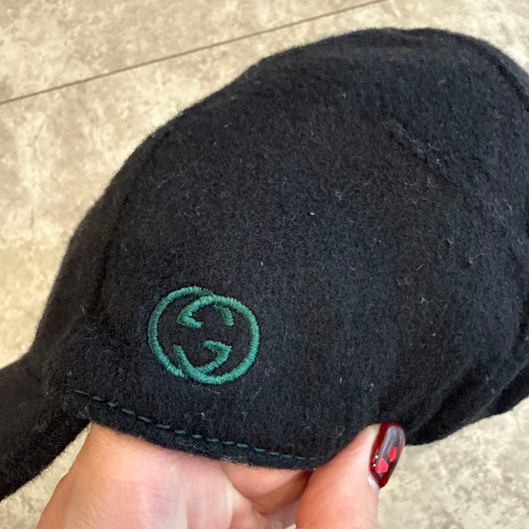 グッチ GUCCI 帽子 メンズ キャップ ロゴ付き L 59