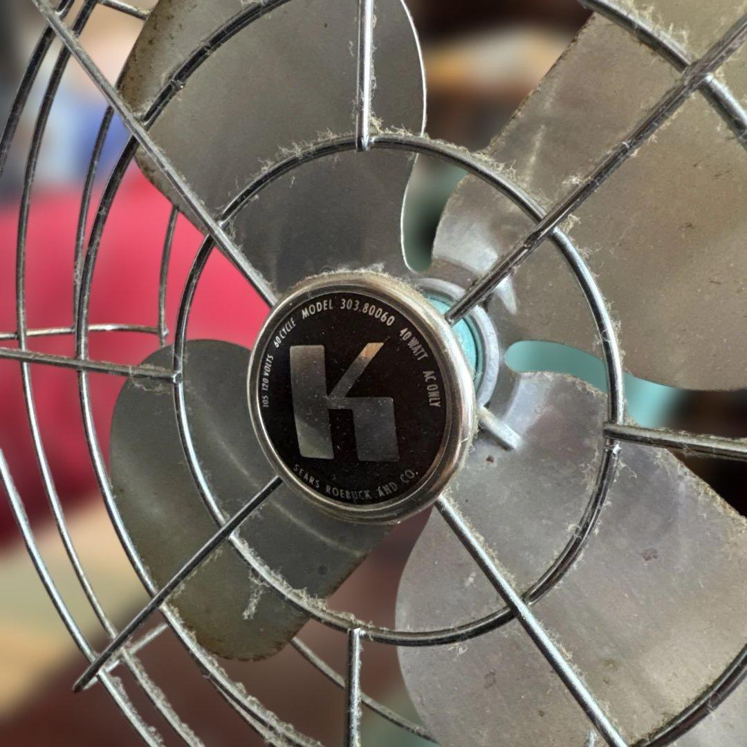 アンティーク　扇風機　卓上