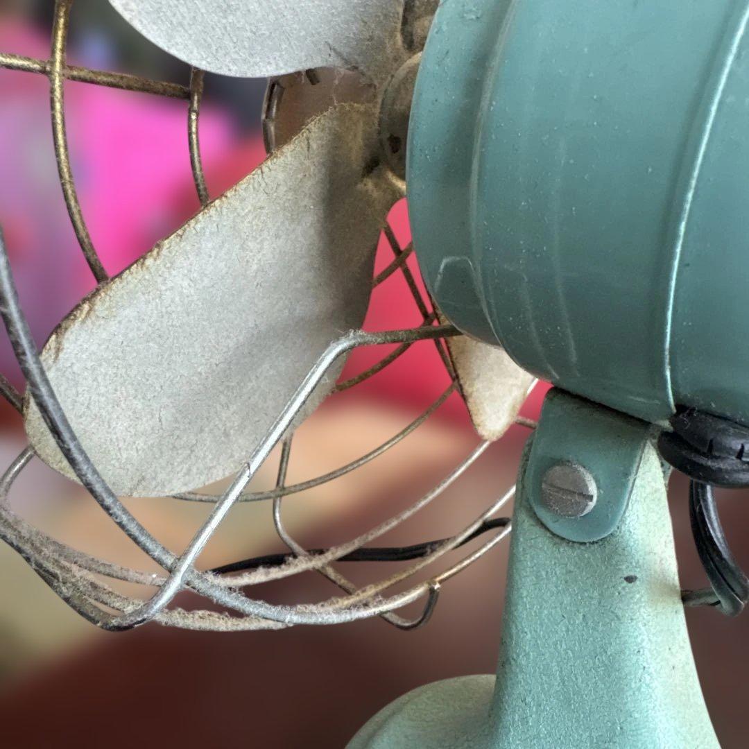 アンティーク　扇風機　卓上