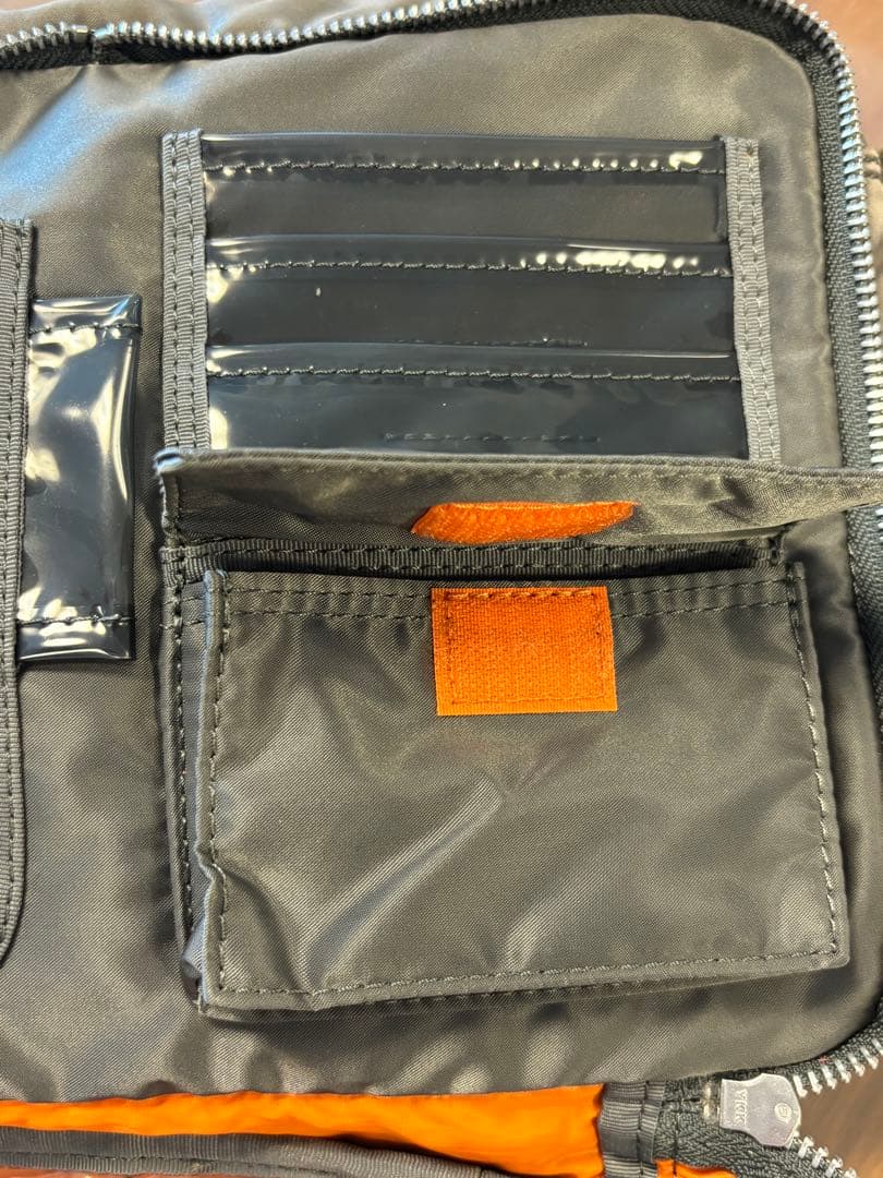 希少 PORTER タンカー ショルダーバッグシルバーグレー 2層式 廃盤品