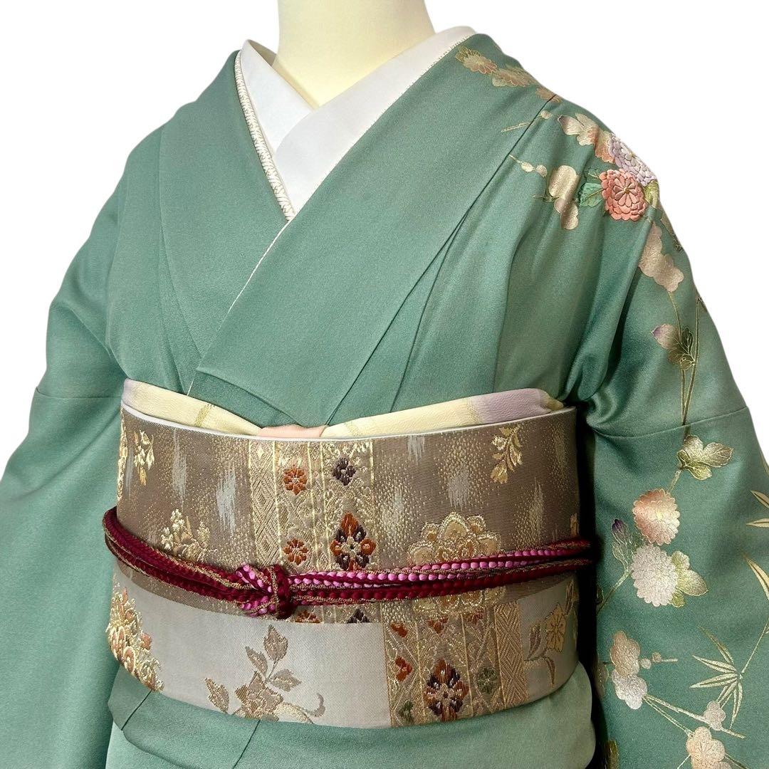 camc　訪問着５点フルセット　袋帯　着物　正絹