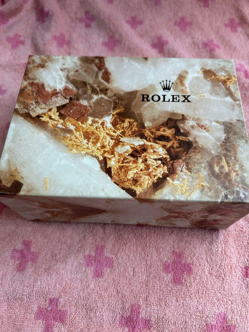 ROLEX 木製ケース 刺繍入り