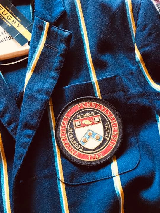 値引！⭐️アイビーリーグ ペンシルバニア大学ブレザーエンブレム