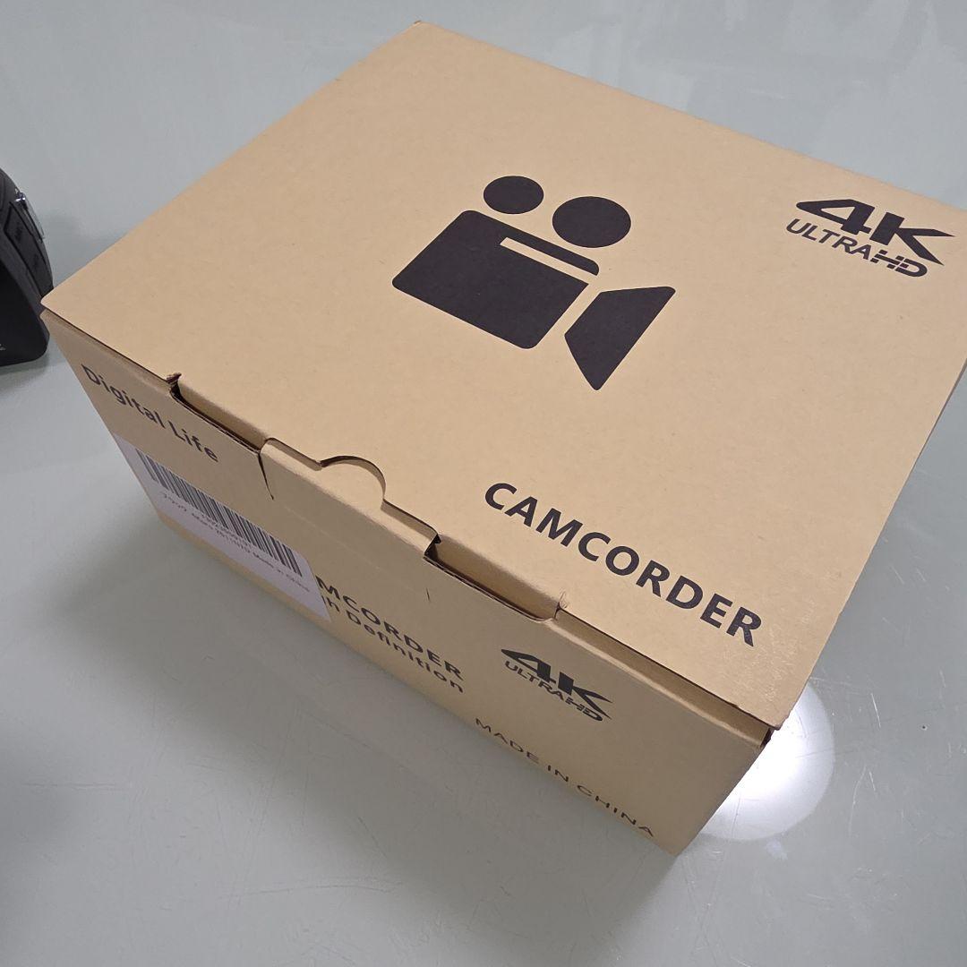 新品の4Kビデオカメラ本体 Wi-Fi機能付 18倍ズーム