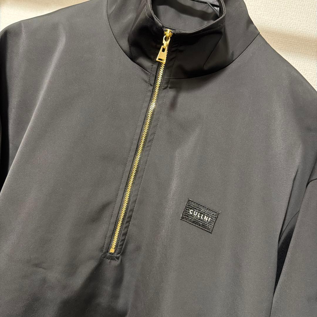 CULLNI ハーフジップ ナイロンジャケット ブラック SIZE 2