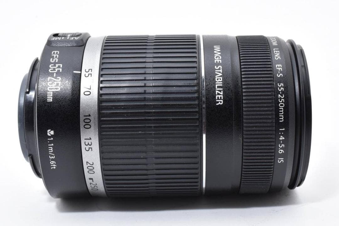 【実用美品】Canon キヤノン EF-S 55-250mm F4-5.6 IS