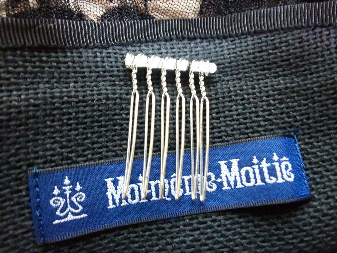 ハ*ー様 モワティエMoi-meme-Moitie青薔薇付きヘッドドレスワイヤー