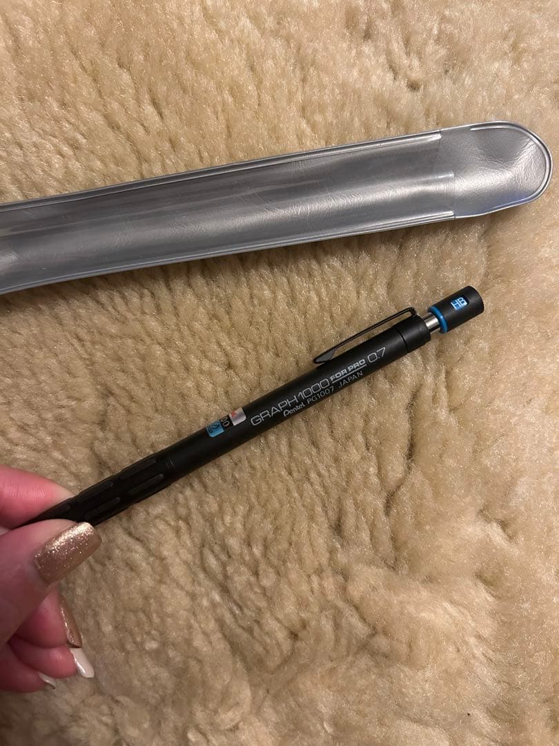 たど様◆レア廃盤◆旧型ぺんてる◆GRAPH1000◆PG1007青◆0.7シース