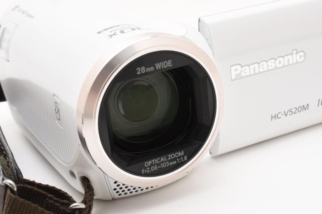 【極美品】Panasonic HC-V520M ホワイト　動作OK