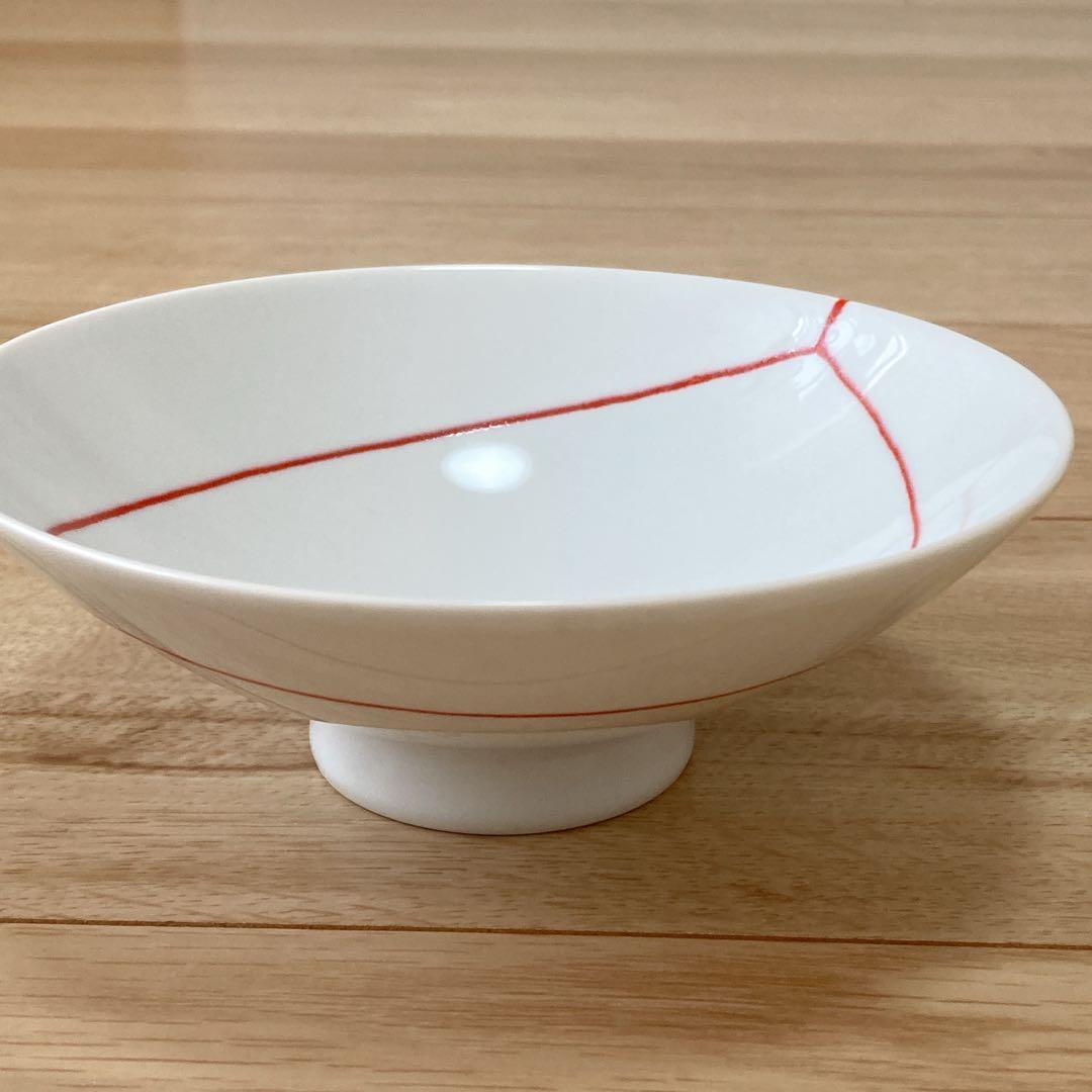 【美品】白山陶器　平茶碗　4客セット　ボウル　鉢　波佐見焼　平茶わん