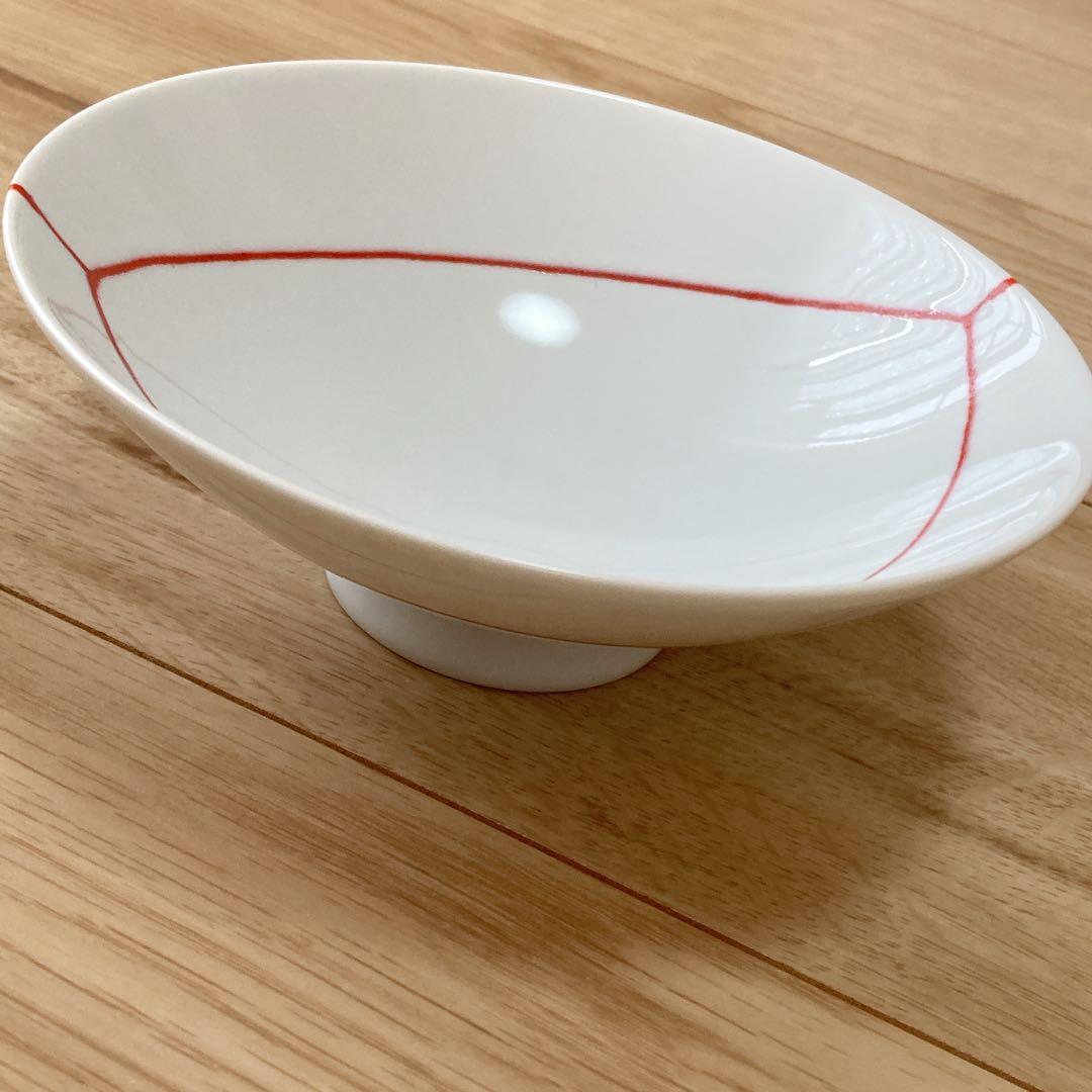 【美品】白山陶器　平茶碗　4客セット　ボウル　鉢　波佐見焼　平茶わん