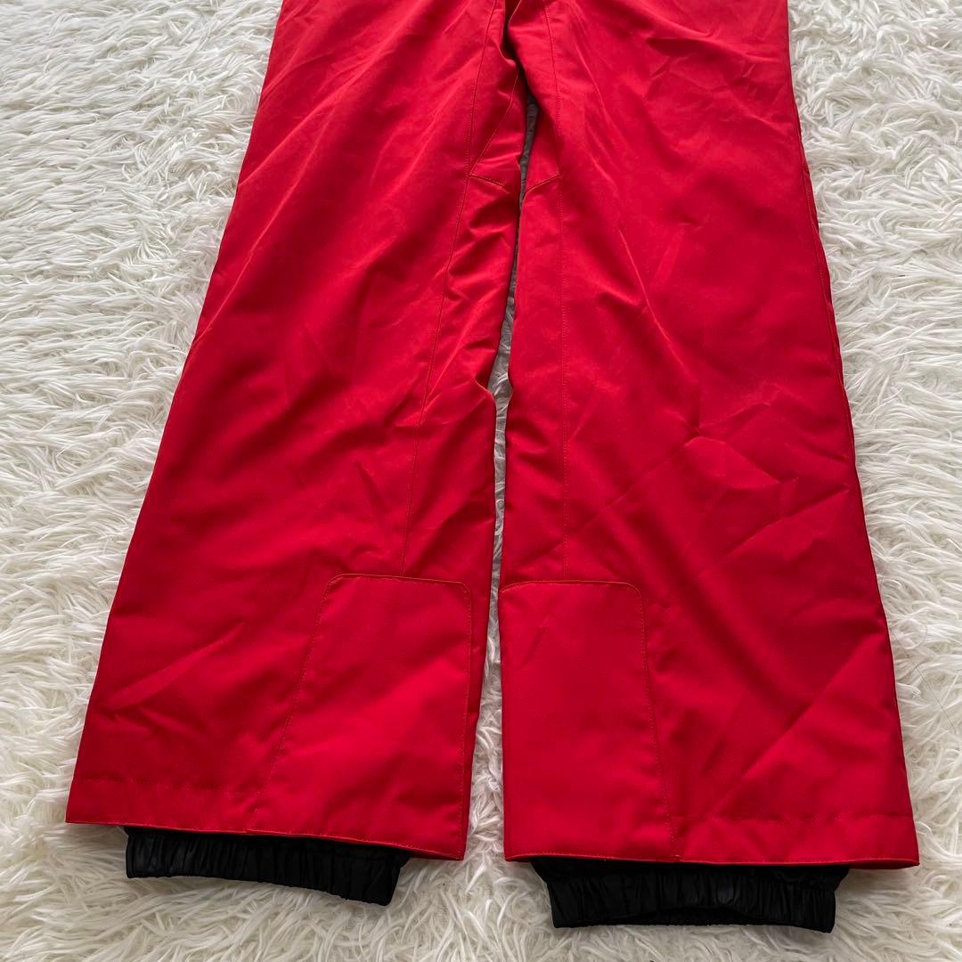 お洒落✨デサント スキーウェア セット 上下 M ニット柄 レディース 赤 緑