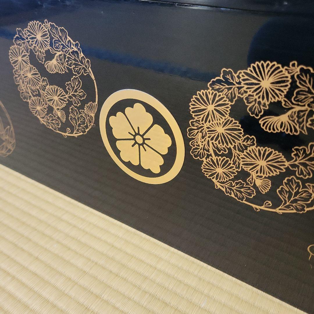 【名工✨鈴甲子雄山作】五月人形 子供武者 漆 木製畳棚 平安時代 大鎧 雄山