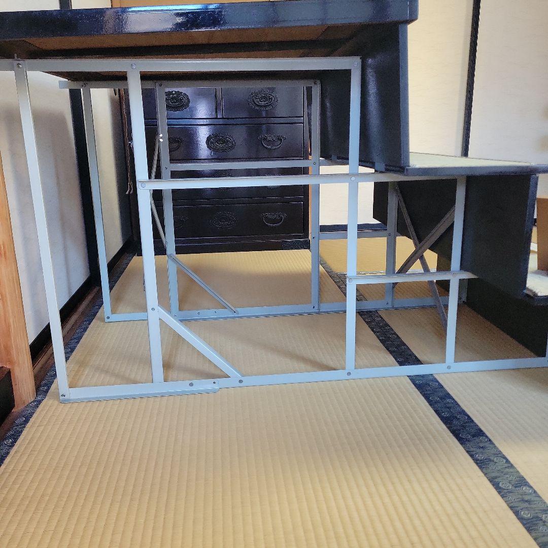 【名工✨鈴甲子雄山作】五月人形 子供武者 漆 木製畳棚 平安時代 大鎧 雄山