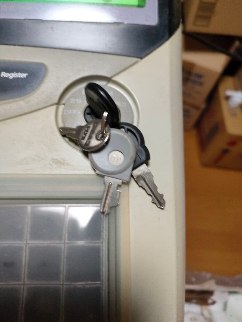 CASIO TK-110 レジスター グレー