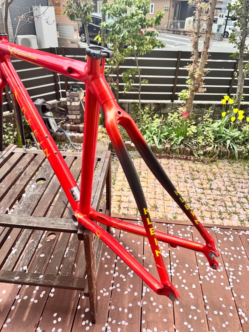 クラインqカーボンチームフレーム 希少  Q-Carbon TEAM